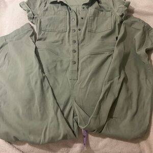 Abercrombie Kids Olive Button-Up Shirt